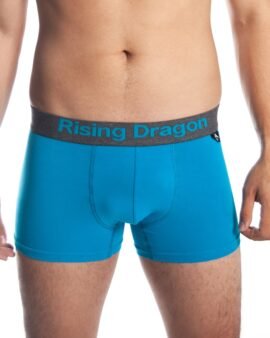 ROPA INTERIOR BOXER TURQUESA ALGODON RISING DRAGON